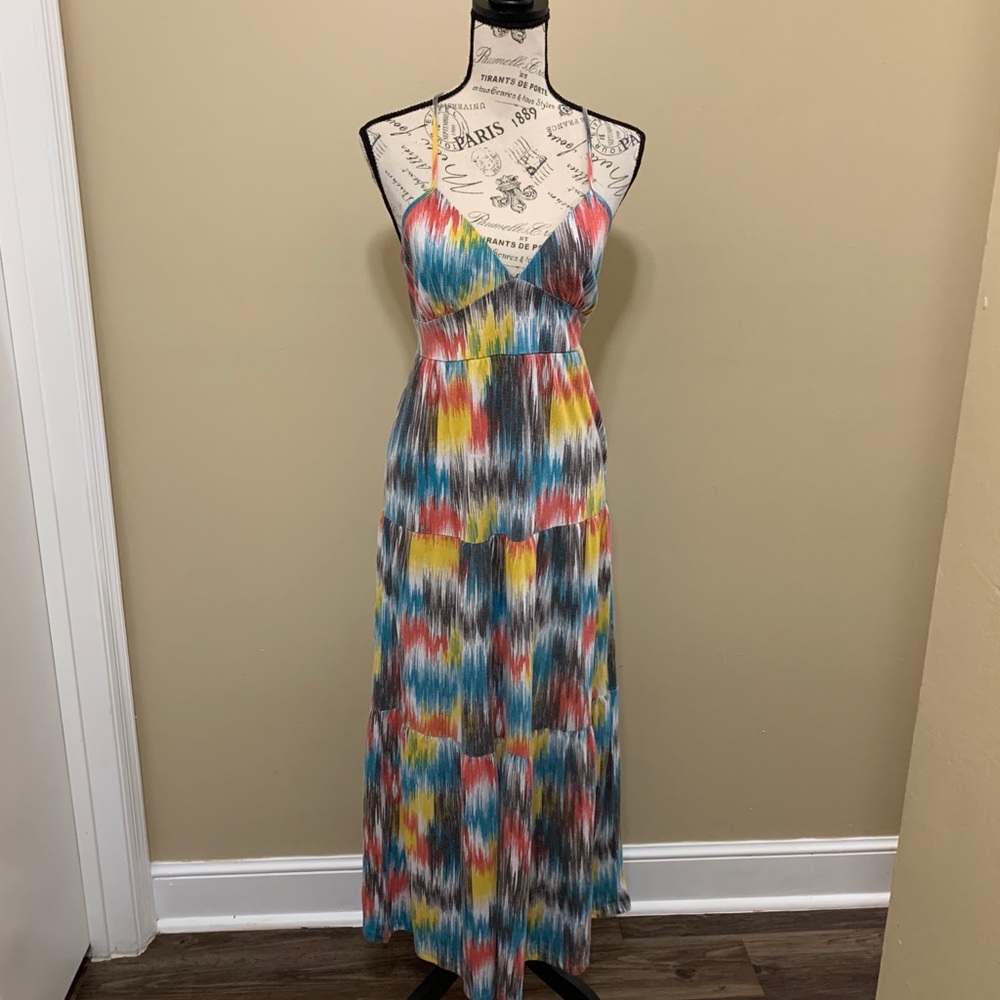 DOTS Multi Color Medium Maxi Dress